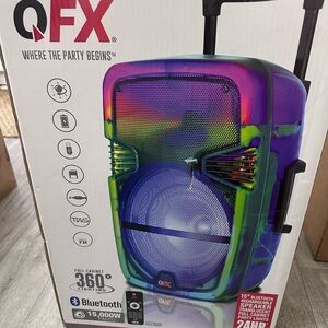 15" Bluetooth Rechargeable Portable Speaker - Multicolor Finish